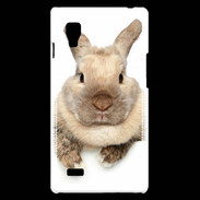 Coque LG Optimus L9 Portrait de lapin
