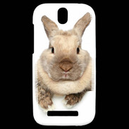 Coque HTC One SV Portrait de lapin