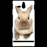 Coque Sony Xperia U Portrait de lapin