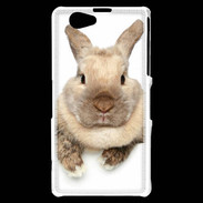 Coque Sony Xperia Z1 Compact Portrait de lapin