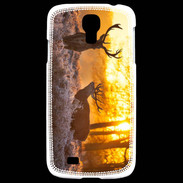 Coque Samsung Galaxy S4 Cerf au couché de soleil 600