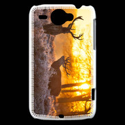 Coque HTC Wildfire G8 Cerf au couché de soleil 600