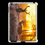 Coque iPad 2/3 Cerf au couché de soleil 600