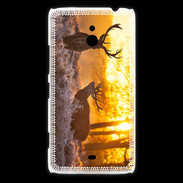 Coque Nokia Lumia 1320 Cerf au couché de soleil 600