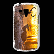 Coque Samsung Galaxy Trend Cerf au couché de soleil 600