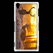 Coque Sony Xperia Z3 Cerf au couché de soleil 600