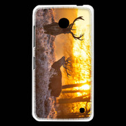 Coque Nokia Lumia 630 Cerf au couché de soleil 600