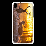 Coque HTC Desire 816 Cerf au couché de soleil 600