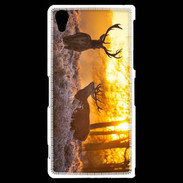 Coque Sony Xperia Z2 Cerf au couché de soleil 600
