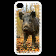 Coque iPhone 4 / iPhone 4S Jeune sanglier 100