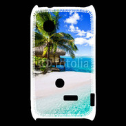 Coque Sony Xperia Typo Petite île tropicale sur l'océan indien