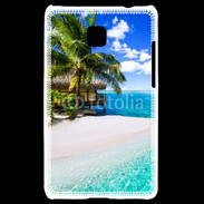 Coque LG Optimus L3 II Petite île tropicale sur l'océan indien