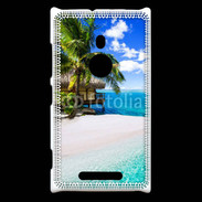 Coque Nokia Lumia 925 Petite île tropicale sur l'océan indien
