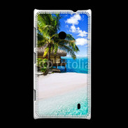 Coque Nokia Lumia 520 Petite île tropicale sur l'océan indien