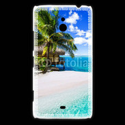 Coque Nokia Lumia 1320 Petite île tropicale sur l'océan indien