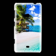 Coque Nokia Lumia 625 Petite île tropicale sur l'océan indien
