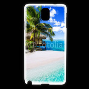 Coque Samsung Galaxy Note 3 Petite île tropicale sur l'océan indien