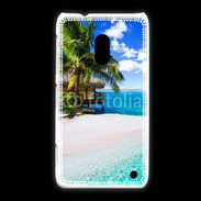 Coque Nokia Lumia 620 Petite île tropicale sur l'océan indien