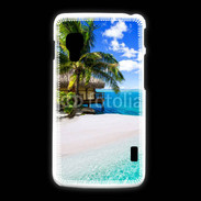 Coque LG L5 2 Petite île tropicale sur l'océan indien