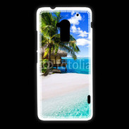 Coque HTC One Max Petite île tropicale sur l'océan indien