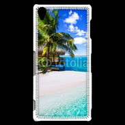 Coque Sony Xperia Z3 Petite île tropicale sur l'océan indien
