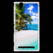 Coque Sony Xperia T2 Ultra Petite île tropicale sur l'océan indien