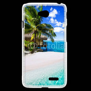 Coque LG L70 Petite île tropicale sur l'océan indien