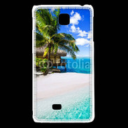 Coque LG F5 Petite île tropicale sur l'océan indien