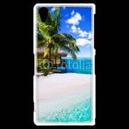 Coque Sony Xperia Z2 Petite île tropicale sur l'océan indien