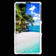 Coque Sony Xperia Z1 Compact Petite île tropicale sur l'océan indien
