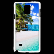 Coque Samsung Galaxy Note 4 Petite île tropicale sur l'océan indien