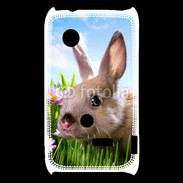 Coque Sony Xperia Typo Portrait de lapin 610