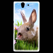 Coque Sony Xperia Z Portrait de lapin 610