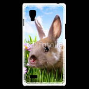 Coque LG Optimus L9 Portrait de lapin 610