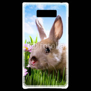 Coque LG Optimus L7 Portrait de lapin 610