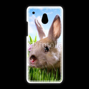 Coque HTC One Mini Portrait de lapin 610
