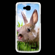 Coque LG L90 Portrait de lapin 610