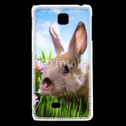 Coque LG F5 Portrait de lapin 610