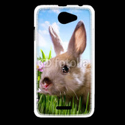 Coque HTC Desire 516 Portrait de lapin 610