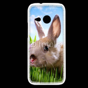 Coque HTC One Mini 2 Portrait de lapin 610