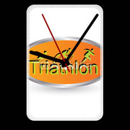Grande pendule murale Passion triathlon 35