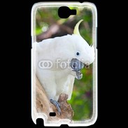 Coque Samsung Galaxy Note 2 Oiseau Cacatoès blanc 25