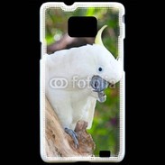 Coque Samsung Galaxy S2 Oiseau Cacatoès blanc 25