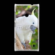 Coque Nokia Lumia 520 Oiseau Cacatoès blanc 25