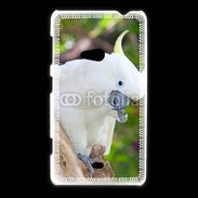 Coque Nokia Lumia 625 Oiseau Cacatoès blanc 25