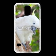 Coque Samsung Galaxy S5 Oiseau Cacatoès blanc 25