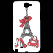Coque Samsung Galaxy Note 2 Glamour Paris