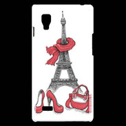 Coque LG Optimus L9 Glamour Paris