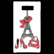 Coque LG Optimus L7 Glamour Paris