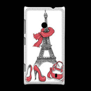 Coque Nokia Lumia 520 Glamour Paris